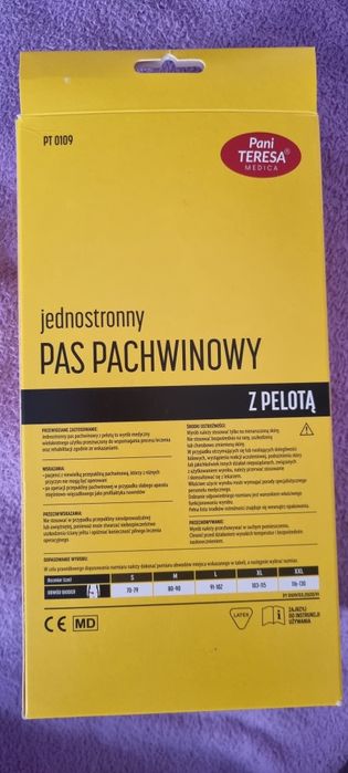 Pas pachwinowy strona lewa