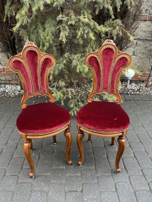 Stylowe Krzesła Ludwikowskie Krzesełko Ludwik Do Toaletki Lub Ozdobne