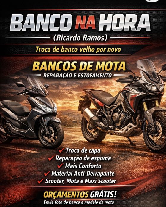 Banco (Assento )Honda Forza velho por novo