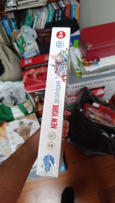 Lote Puzzles 3D - Edições de Coleção (Selados) | Torre Eiffel, Empire State e NY