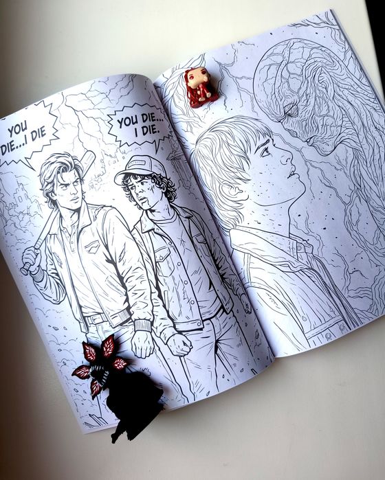 Розмальовка Дивні Дива Stranger things