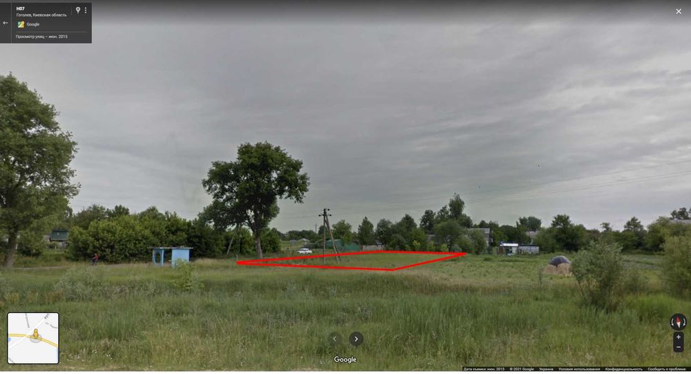 Участок під забудову (гарне місце!)