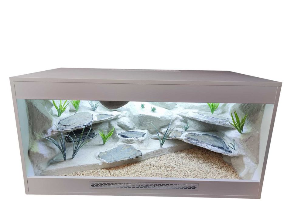 Terrarium 120x60x60 dla agamy jaszczurki