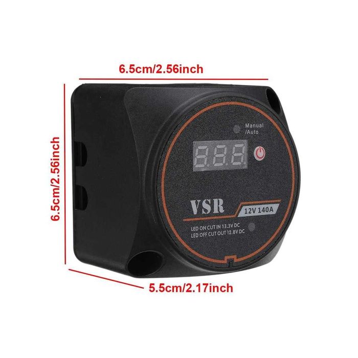 Isolador inteligente de baterias (12V-140A) (Autocaravana / Campervan)