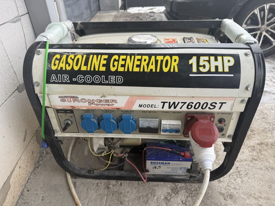 Бензиновий генератор Stronger Power TW7600ST 3.5 кВт