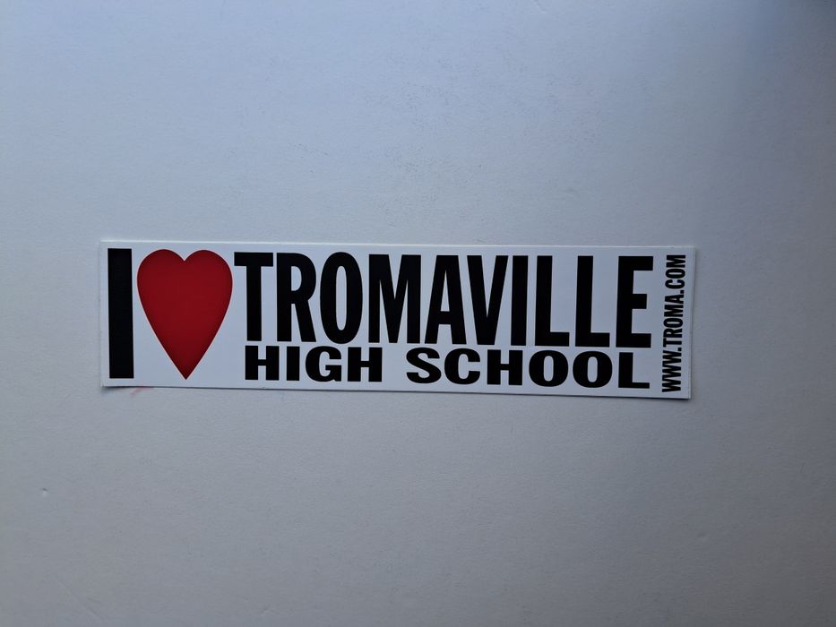 TROMA I Love Tromaville High School Class of Nuke 'Em High sticker