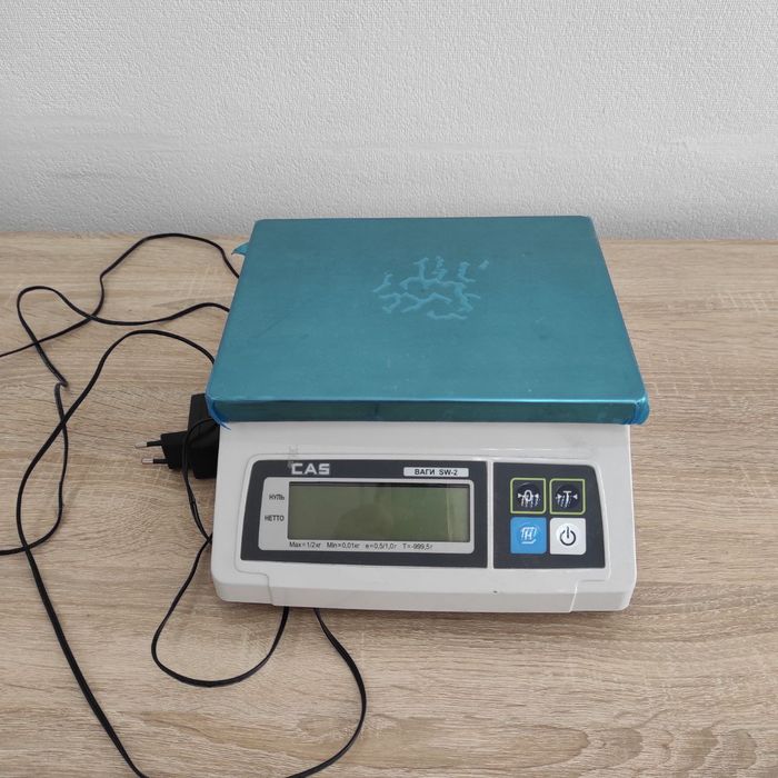 Ваги настільні CAS SW-2 на 2 кг для простого зважування