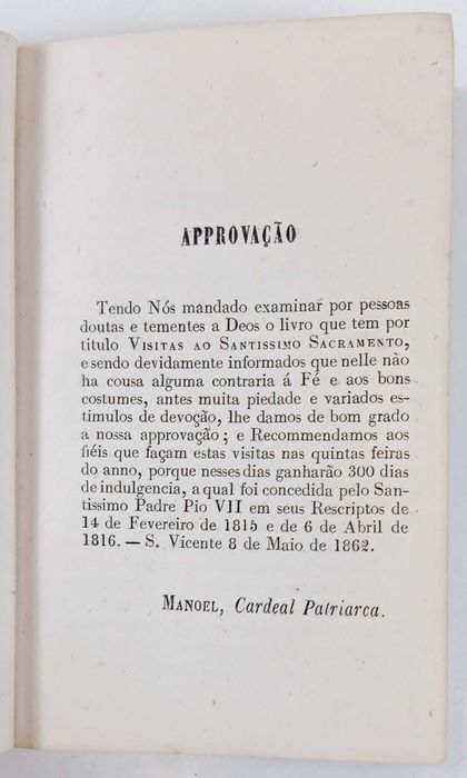 Conversão dos Pecadores. Orações - 1862 –  Visitas ao Santíssimo Sacramento e à Santíssima Virgem - M. Arnauld
