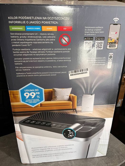 SETTI+AP850 wi-fi- nowy, pełny komplet