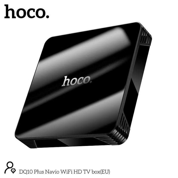 Android TV приставка HOCO DQ10 4K 60FPS 4/32GB Navio WiFi HD TV Box