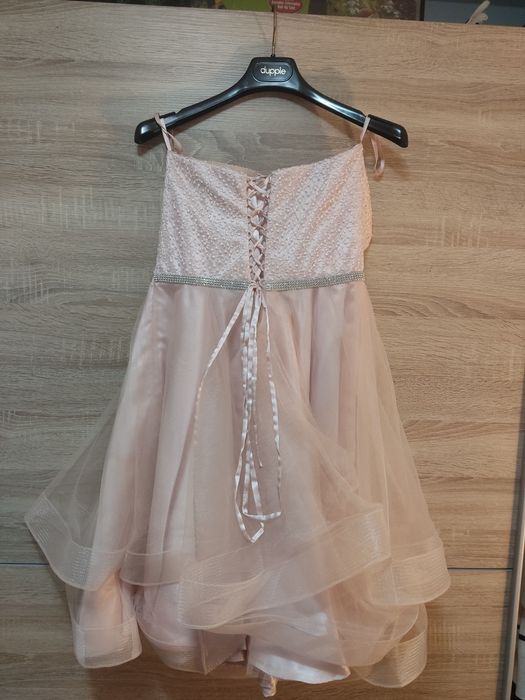 Vestido de cerimónia cor de rosa da Fashion New York