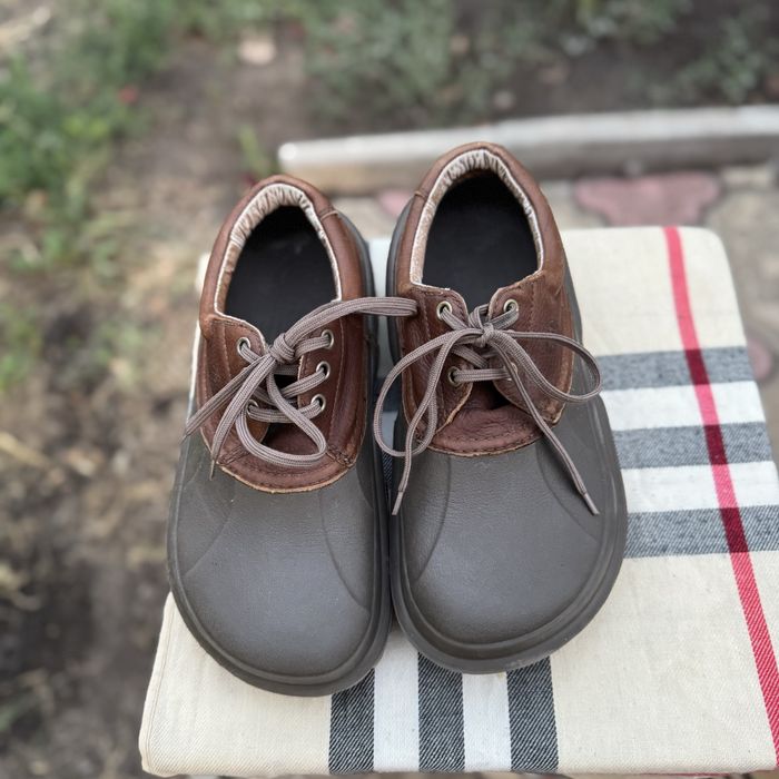 Тапочки Crocs Brown/Grey, 40-41 размер, Сабо, Оригинал, Шлепанцы