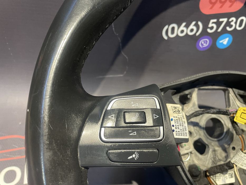 Руль vw passat b7 мультіруль кермо airbag пассат б7