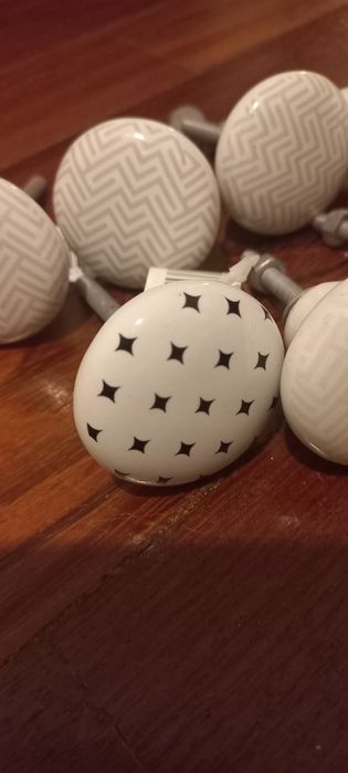 Puxadores portas/ armarios cerâmica