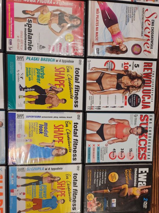 26 Płyt Dvd Shape Ewa Chodakowska Mega Zestaw Mata Skakanka Gumy