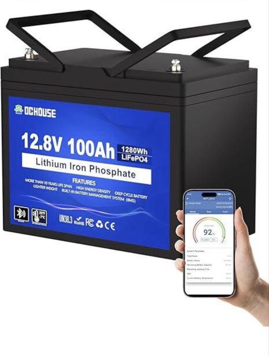 Комплект ДБЖ Кемот 2000 + акум 100А/12 v заліз фосфат