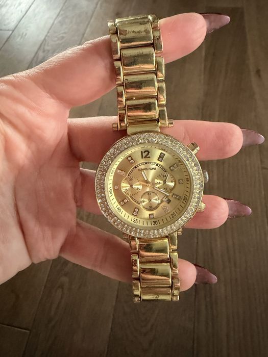 Zegarwk damski zloty z krysztalkami Michael Kors