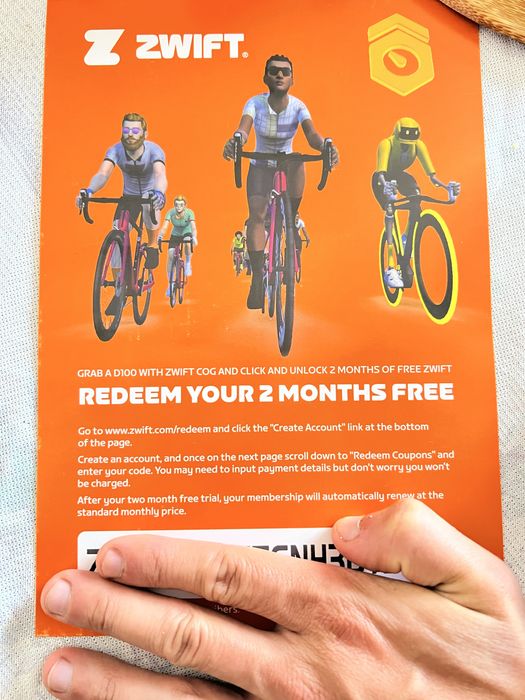 Zwift 2 Meses grátis - Jogo