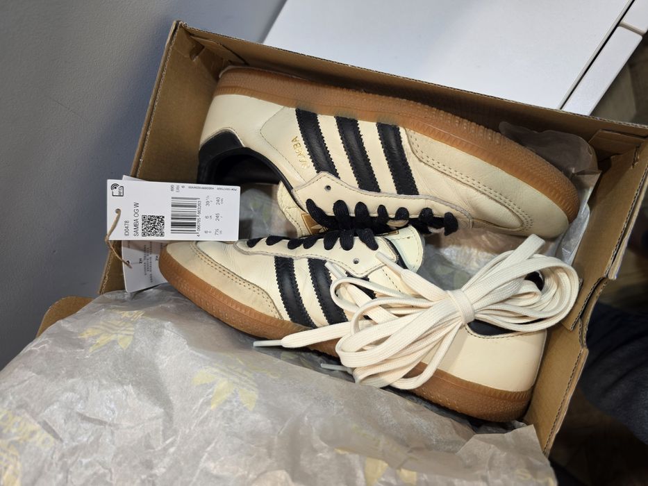 Жіночі кеди шкіряні низькі Adidas Samba Og W