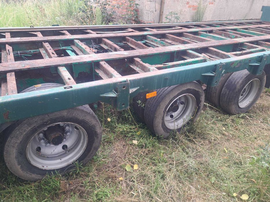 Naczepa na części osie bpw