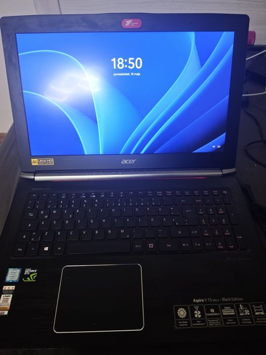 Stan idealny bateria 3.5h Acer VN7-593G GTX 1060 i7 7gen