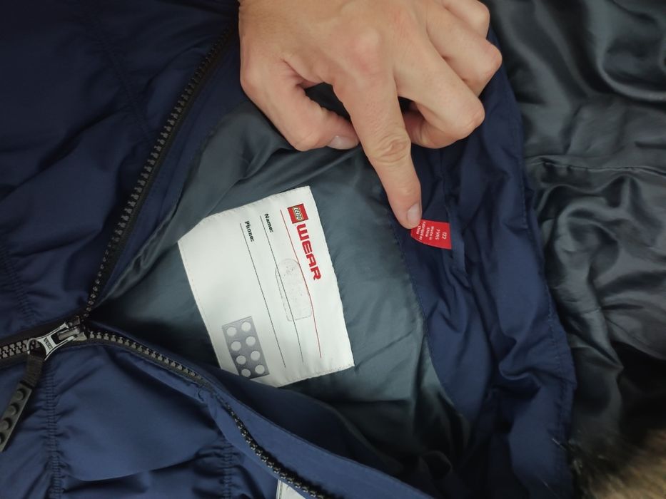 Kurtka zimowa LEGO dziewczynka 122