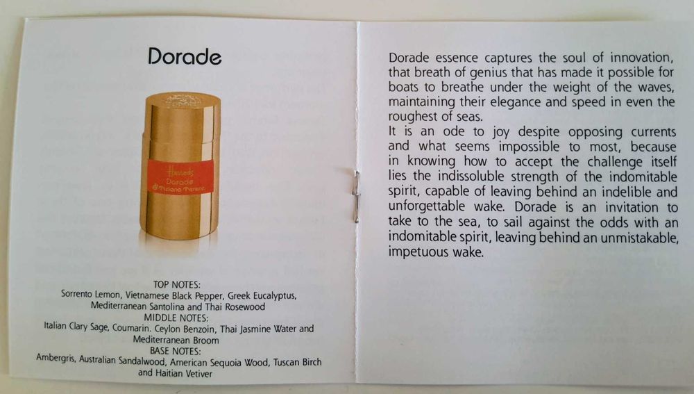 Тiziana Terenzi Dorade Harrods Exclusive 50ml -£225- Extrait de parfum