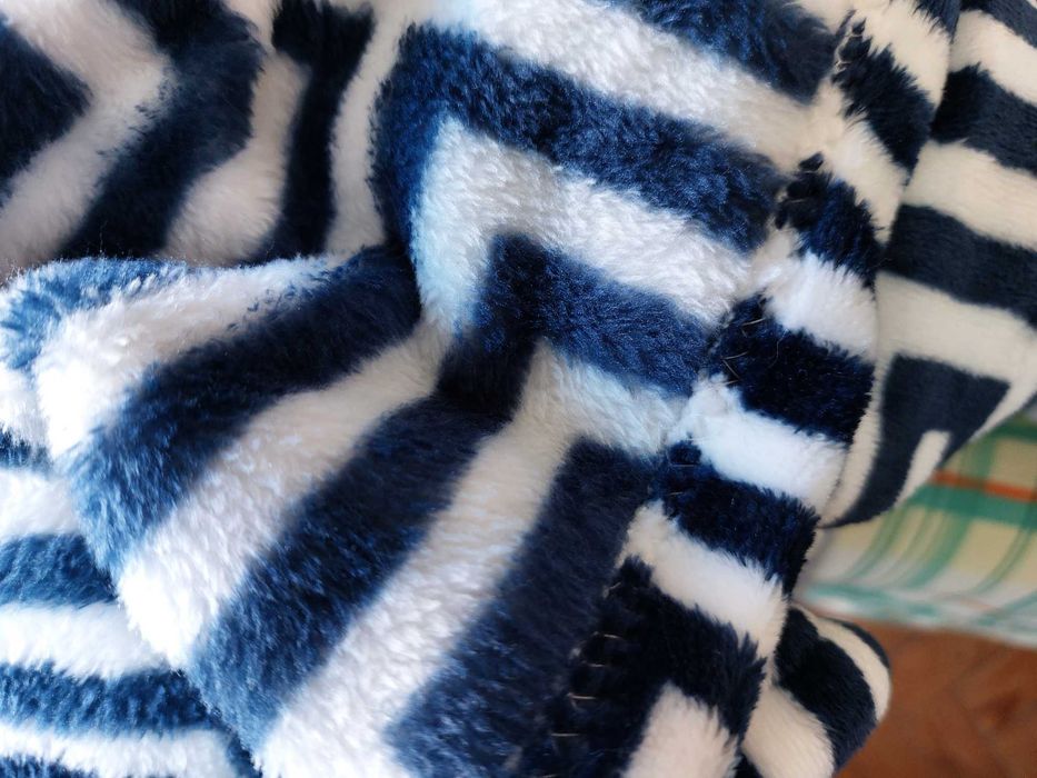 Manta polar azul *nova*