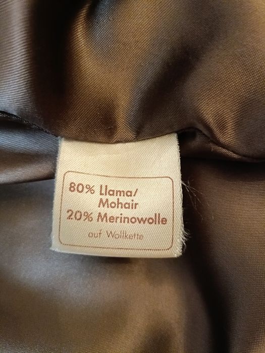 Casaco de lã lhama, tamanho M.