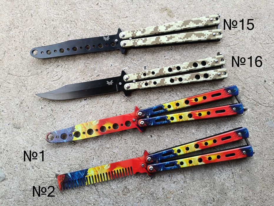 Нож тренировочный складной бабочка тренировочная для трюков не острая