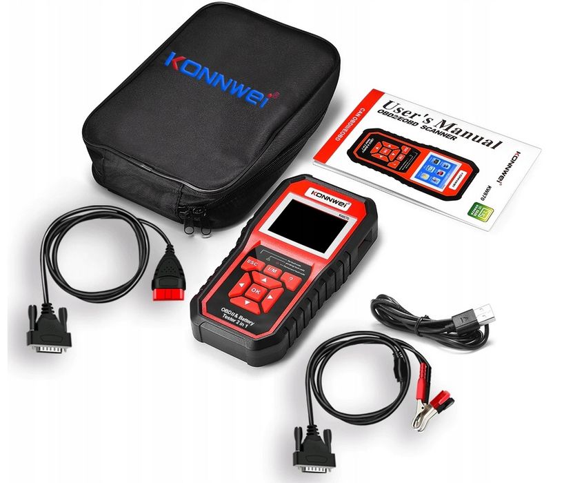 TESTER DIAGNOSTYCZNY interfejs obd2 skaner uniwersalny KONNWEI KW870