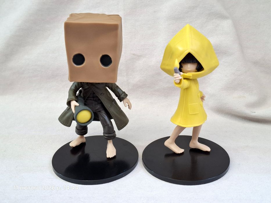 Фигурки Моно и Шестая Little nightmares маленькие кошмарики Mono Six