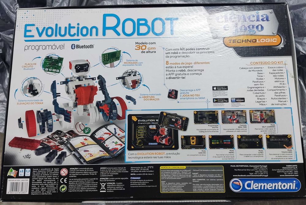Robot Programável Clementoni 66903 Evolution Robot64174404372739121