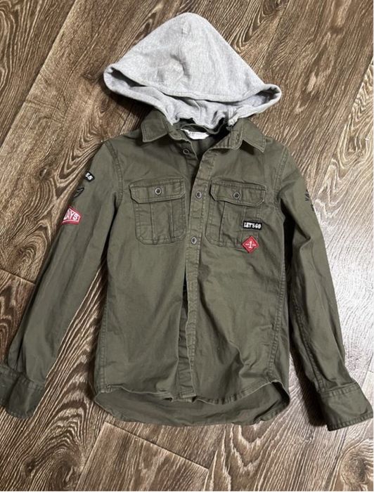 Дитяча сорочка з цупкого деніму від H&M