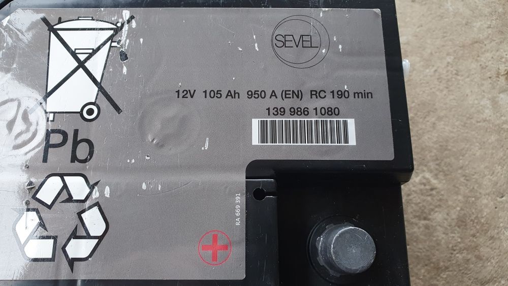 Акумулятор VARTA Start-Stop 105Ah 950A