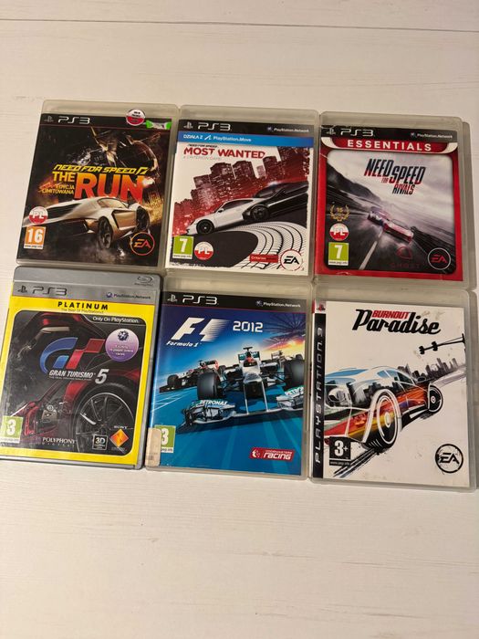 Zestaw gier wyścigowych PS3