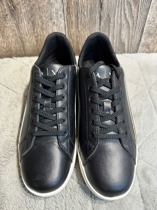 armani exchange 42 buty męskie trampki skórzane