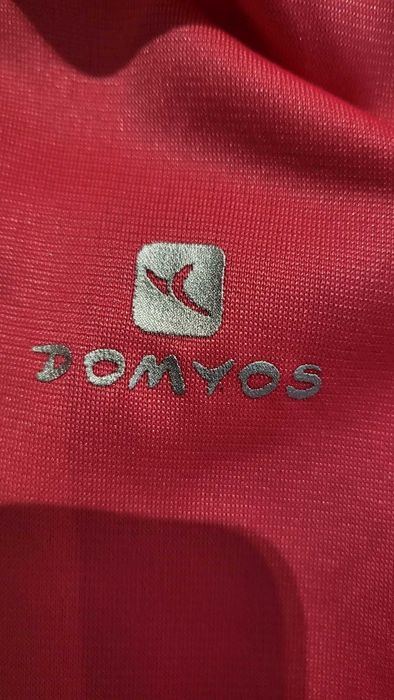 Bluza DOMYOS zapinana różowa
