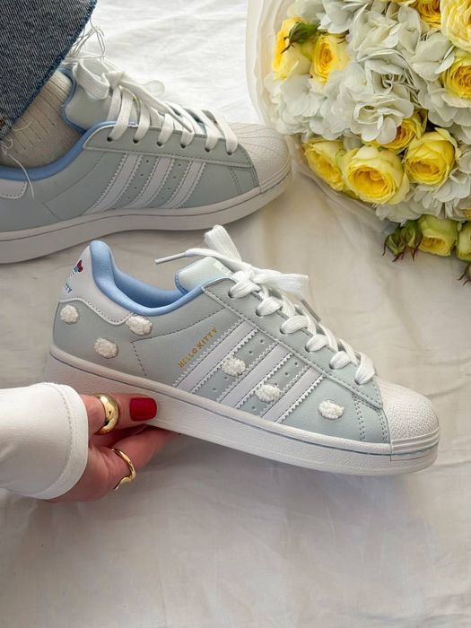 ТОП ПРОДАЖ! Adidas Superstar Hello Kitty 36 37 38 39 40 41 суперстари