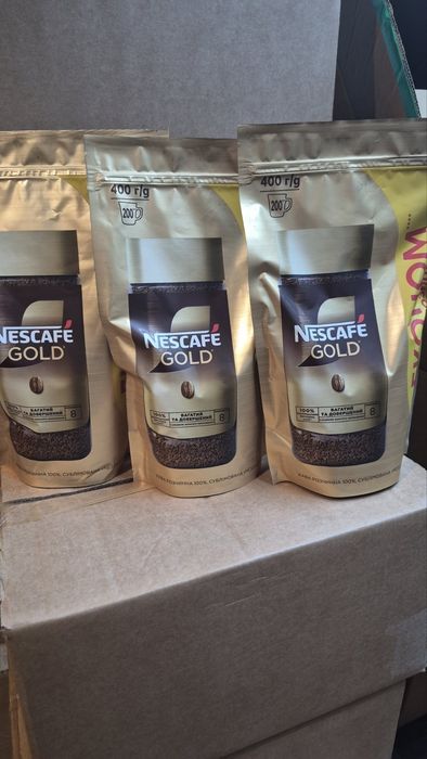Кава сублімована NESCAFE GOLD 400