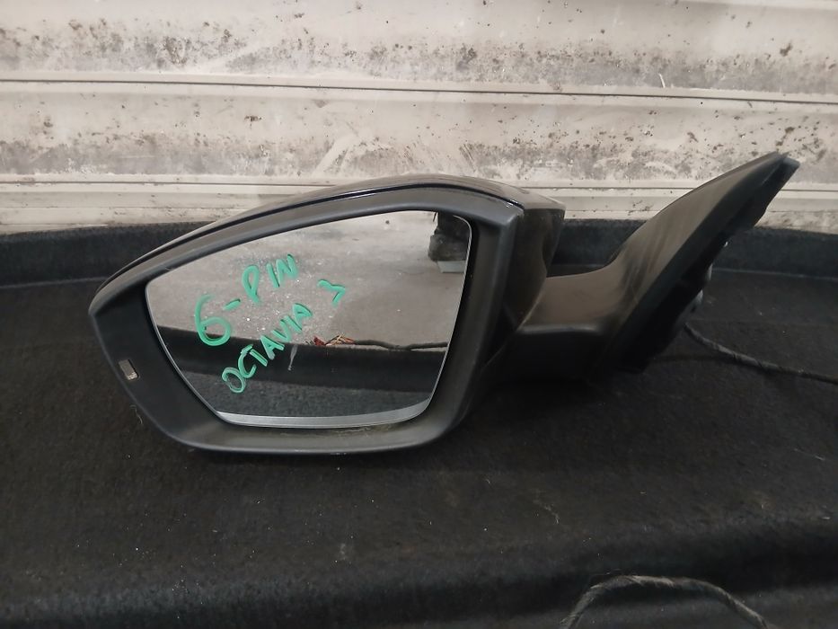 Lusterko lewe Skoda Octavia III 3 6-PIN