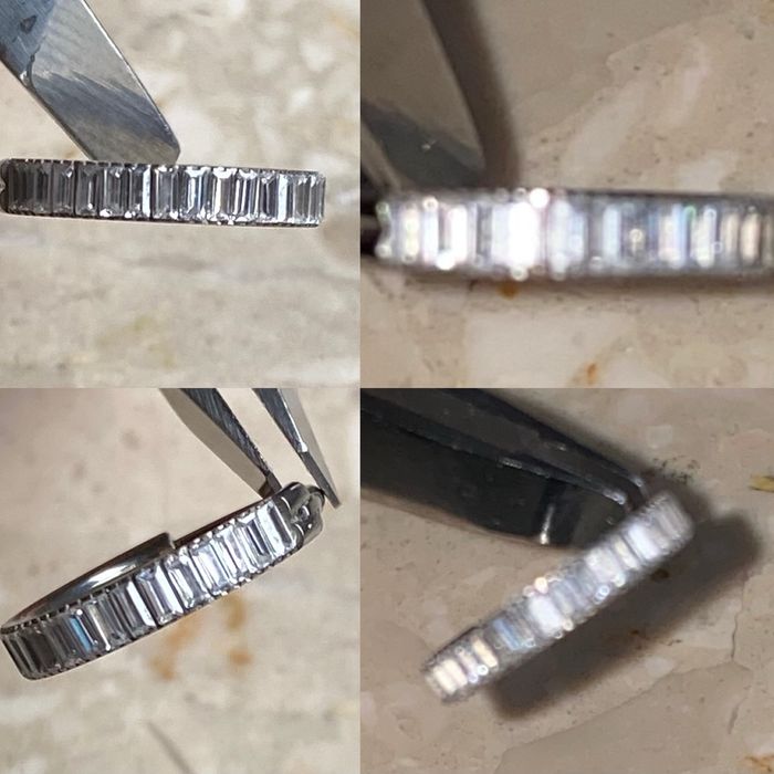 Unisex kolczyk 12 mm piercing 16G kółko segment ring Tytan