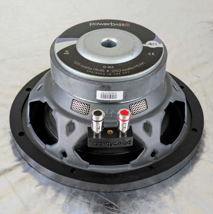Powerbass S-Series 8" Single 4 Ω Subwoofer