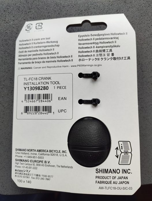 Ferramenta de crank Hollowtech II TL-FC18