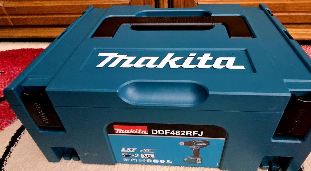 Makita DHP482RFJ wkrętarka wiertarka zestaw nowy 100 % orygin