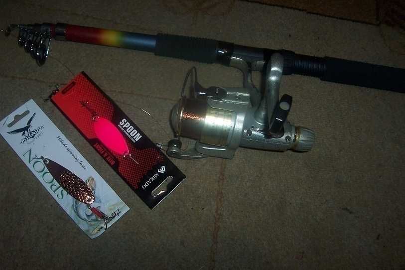 Wędki teleskopowe uniwersalne , zestawy . Opis.