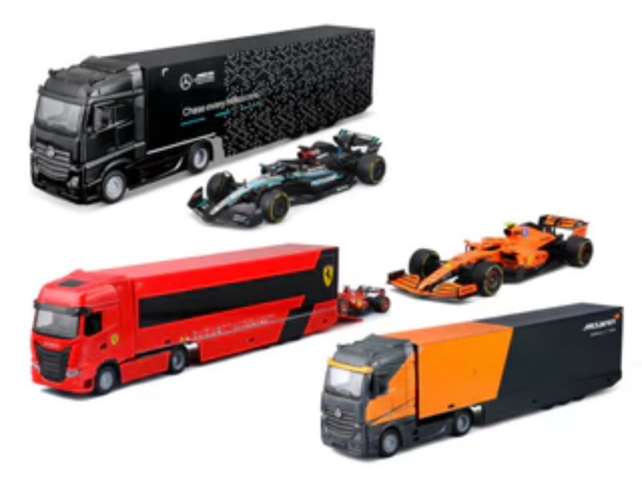 Camioes F1 apoio e trandporte das equipas escala 1:43