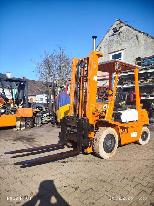 Wózek Widłowy Toyota 4FG 25 Tony Przesuw LPG Linde Clark Mitsubishi