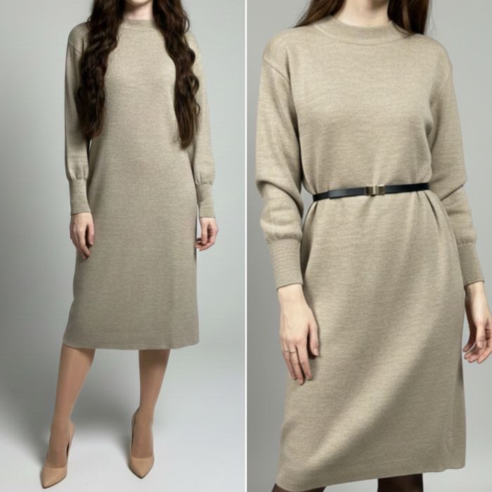 сукня жіноча плаття осінь зима тепла сукня