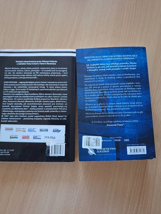 Książki wyzwanie  J.Grisham i  Firma